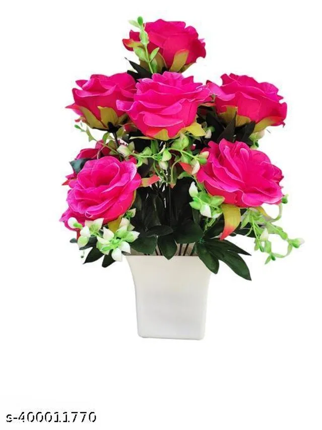 Plastic Artificial Flower (Multicolor)