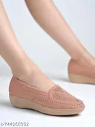 Shoetopia Girls Casual Shoes Peach 