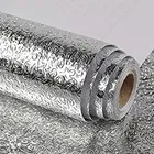 Aluminum Foil Sticker for Home & Kitchen Walls 