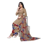 Crepe Floral Print Unstitched Suits Fabric for Women 