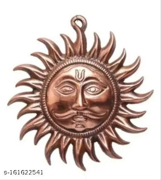 Brass Sun Showpiece (Brown)