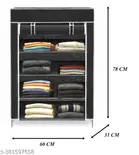 Metal 4 Layer Collapsible Multipurpose Rack 