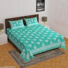 Cotton Double Bedsheet with 2 Pillow Cover 