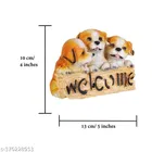 Resin Welcome Dog Showpiece 