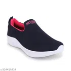 Sports Shoes for Women (Navy Blue & Pink, 4)
