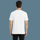Polyester Printed T-Shirt for Men, White 