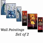 MDF 2 Pcs Designer Wall Painting for Home & Office 