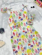 Organza Printed Kurti for Women 