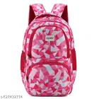 Polyester Backpack Bag, Red