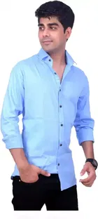 Men's Solid Full Sleeves Shirt 