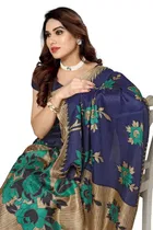 Art Silk Printed Saree for Women 