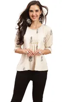 Cotton Printed Top for Women 