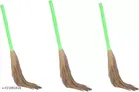 Laxmi Grass Broom (Multicolor, Pack of 3)