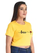 Cotton Blend Printed Tops for Women 