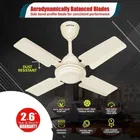 Maxotech Aflred Ultra High Speed 24 Inch Ivory 600 mm 4 Blade Ceiling Fan  