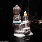Lord Buddha Water Fountain with 10 Smoke Backflow 