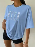 Round Neck Printed T-Shirt for Women 