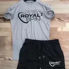 Half Sleeves T-Shirt with Shorts for Men 