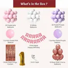 1st Happy Birthday Balloon Decoration Kit, Multicolor, Pack Of 66