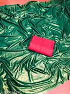 Lycra Solid Saree for Women 