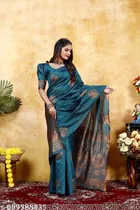 Banarasi Silk Party Saree for Women 