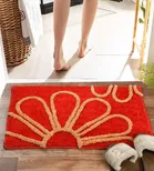 Microfiber Doormat, Pack of 2, Red 