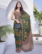 Chiffon Printed Saree for Women 