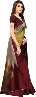 शारदा क्रिएशन मैसूर सिल्क प्रिंटेड साड़ी 