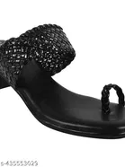 Shoetopia Solid Open Toe Block Heels for Kids 