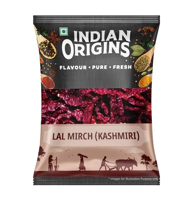 इंडियन ओरिजिन्स लाल मिर्च (कश्मीरी) 50 g