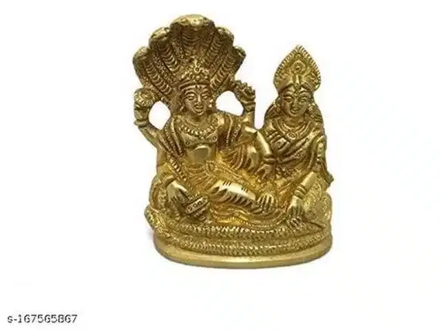 Vishnu Laxmi Idol (Gold)
