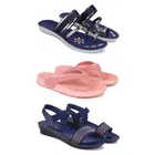 Combo of Flats with Slippers & Sandals for Women 