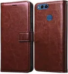 Huawai Honor 7X Artificial Leather Mobile Flip Cover 