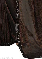 Lycra Sequence Saree for Women 
