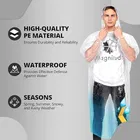 Unisex Disposable Rain Card for Emergency Use Waterproof Rain with Smallest Pocket Size| Easy to Carry & Use and Reusable | 2 to 3 time wear 