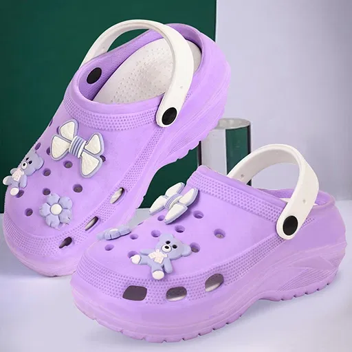 Clogs for Women, Purple (5)