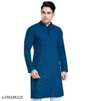 Embellished Regular Kurta for Men 