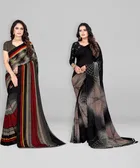 Georgette Printed Saree for Women 