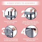 3 Layer Storage Kitchen Rack And Organiser 