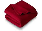 Combo Pack of 5 Solid Polar Fleece Blanket Red 