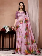 Mysore Silk Printed Saree for Women 
