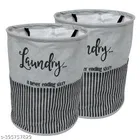 Non-woven Laundry Basket, Gray ,  