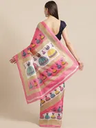 Khadi Printed Saree for Women 