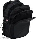 Polyester Backpack for Men & Women, Black