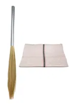 Shagun Plastic Grass Broom with Cleaning Cloth