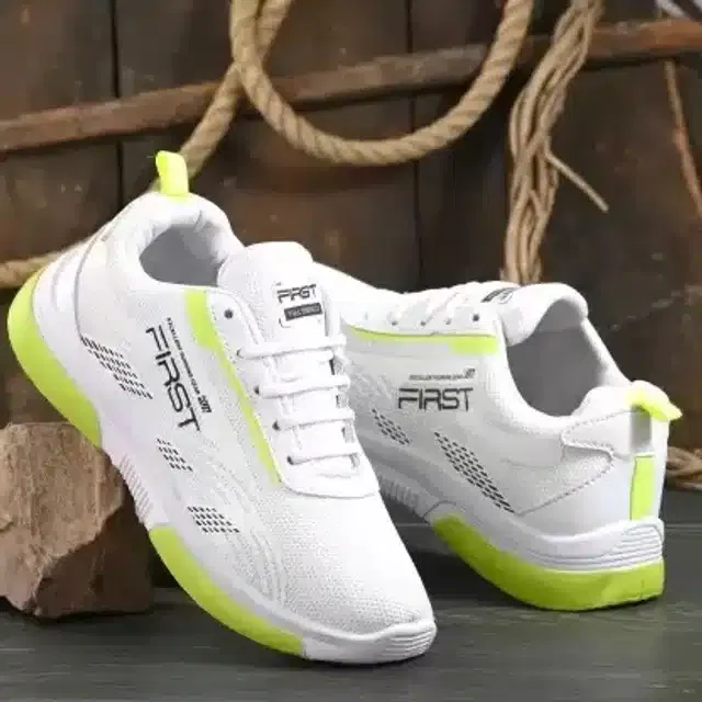 Sports Shoes for Men (White, 10)