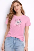 Cotton Blend T-shirt for Women, Green & Pink, Pack of 2 