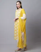 Cotton Printed Kurta Set for Women 