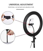 TecSox 10 Inch 3 color Mode Led Ring Light with 7 Feet Tripod Stand for Mobile Phones & Camera, Suitable for Vloggers Photo & Video Shoot, Makeup and More, Pack of 1