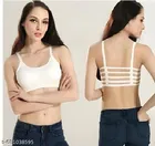 Cotton Bandeau Bra with Bows for Women, Pack of 2 